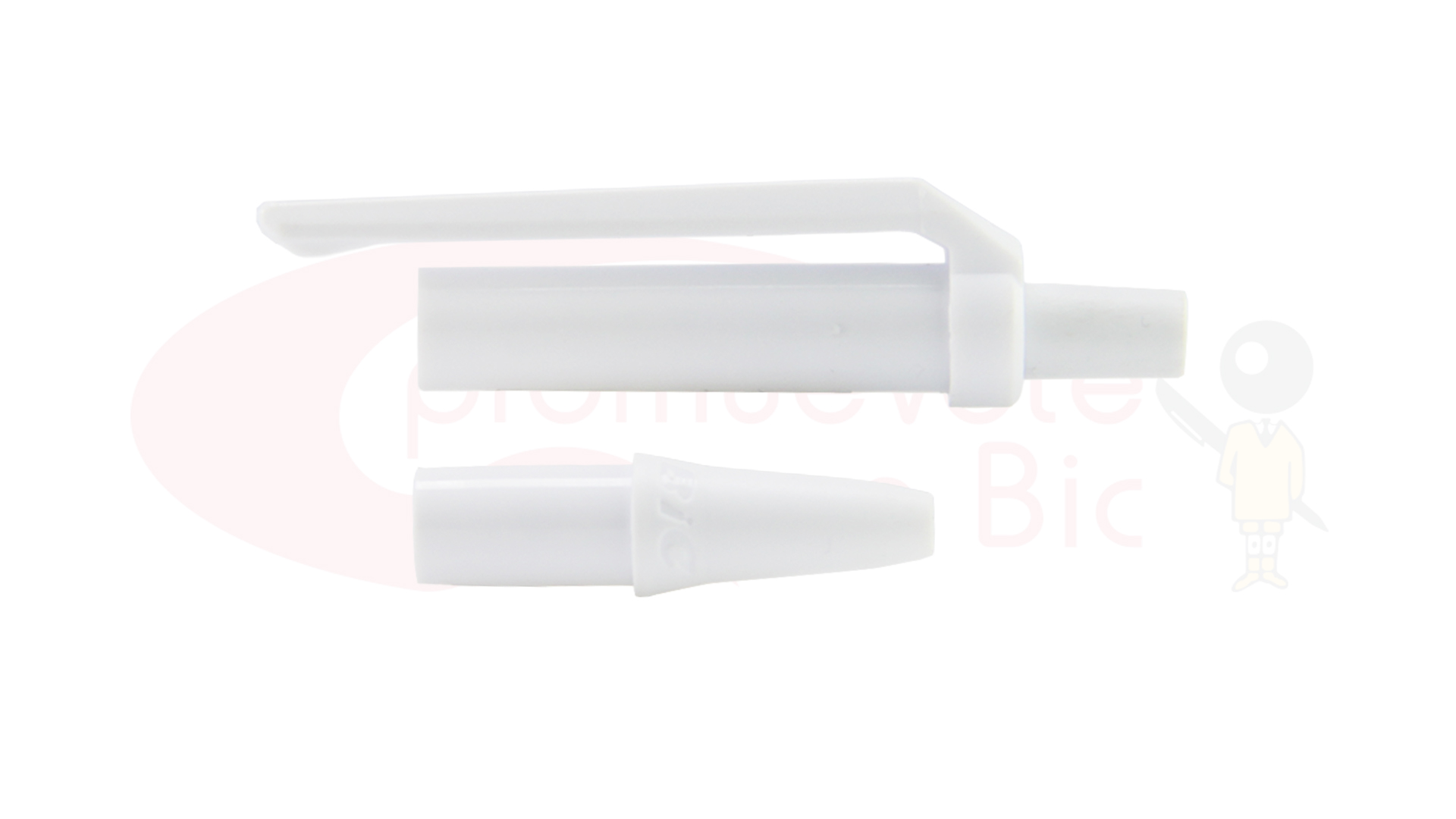 Personaliza tu BIC® Clic Stic®. Selecciona el color de Trim blanco y visualiza tu combinación MIX&MATCH con Barril Negro