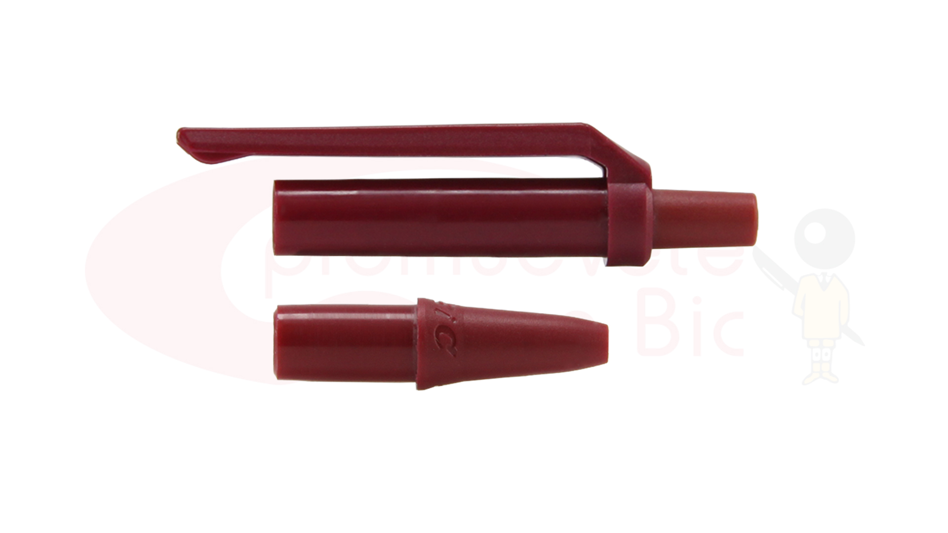 Personaliza tu BIC® Clic Stic®. Selecciona el color de Trim vino y visualiza tu combinación MIX&MATCH con Barril Negro