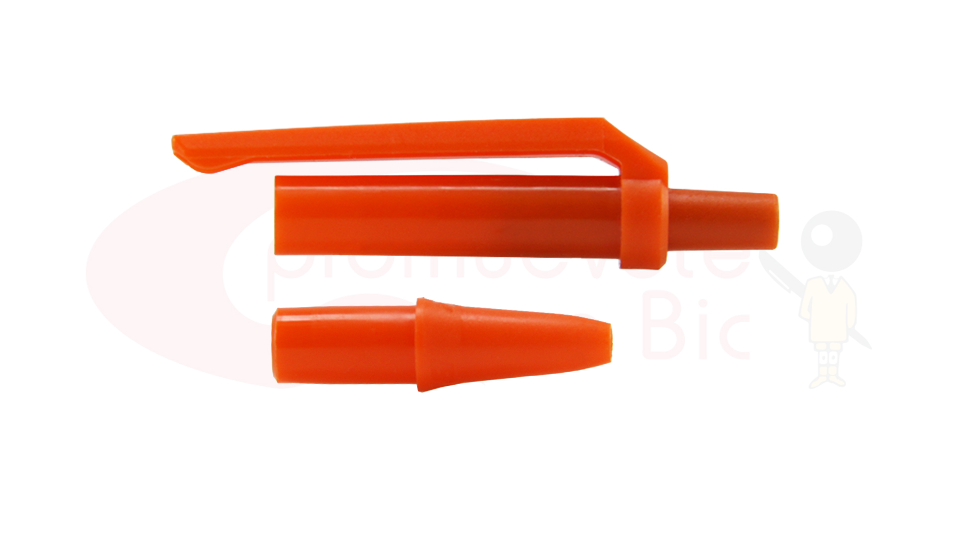 Personaliza tu BIC® Clic Stic®. Selecciona el color de Trim naranja y visualiza tu combinación MIX&MATCH con Barril Negro