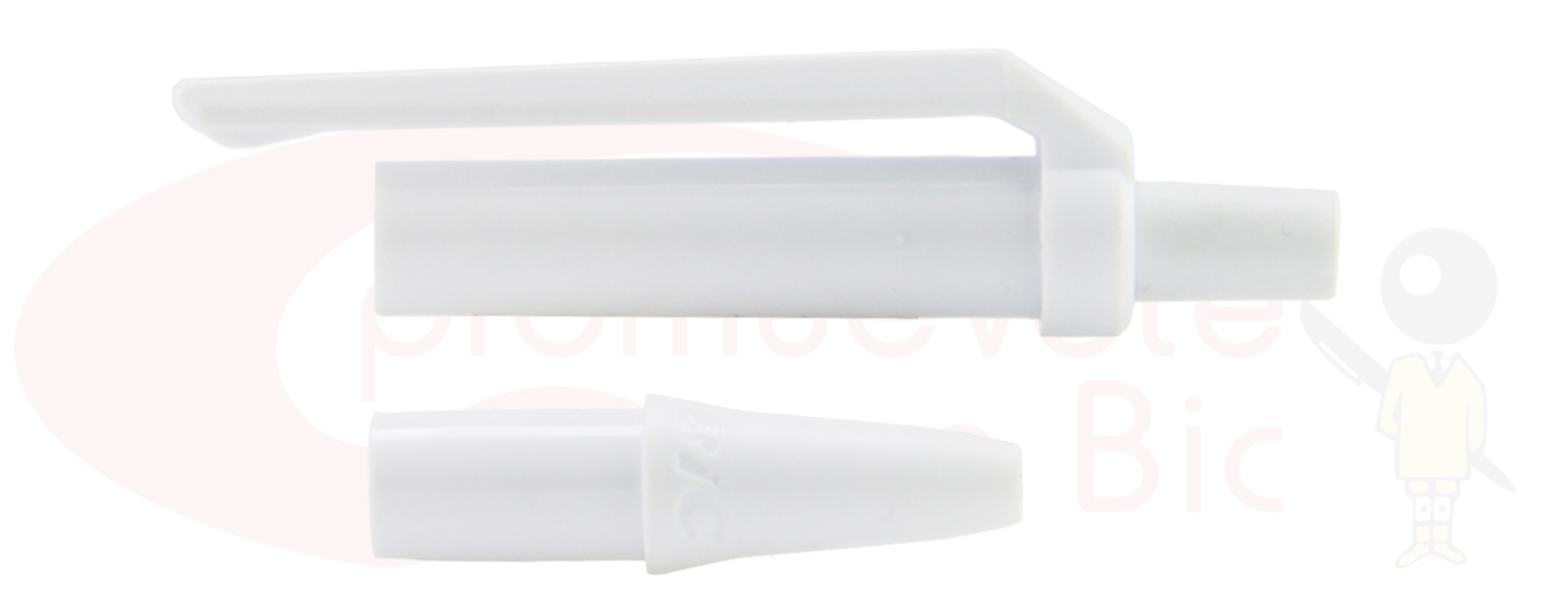 Personaliza tu BIC® Clic Stic®. Selecciona el color de Trim blanco y visualiza tu combinación MIX&MATCH con Barril Negro