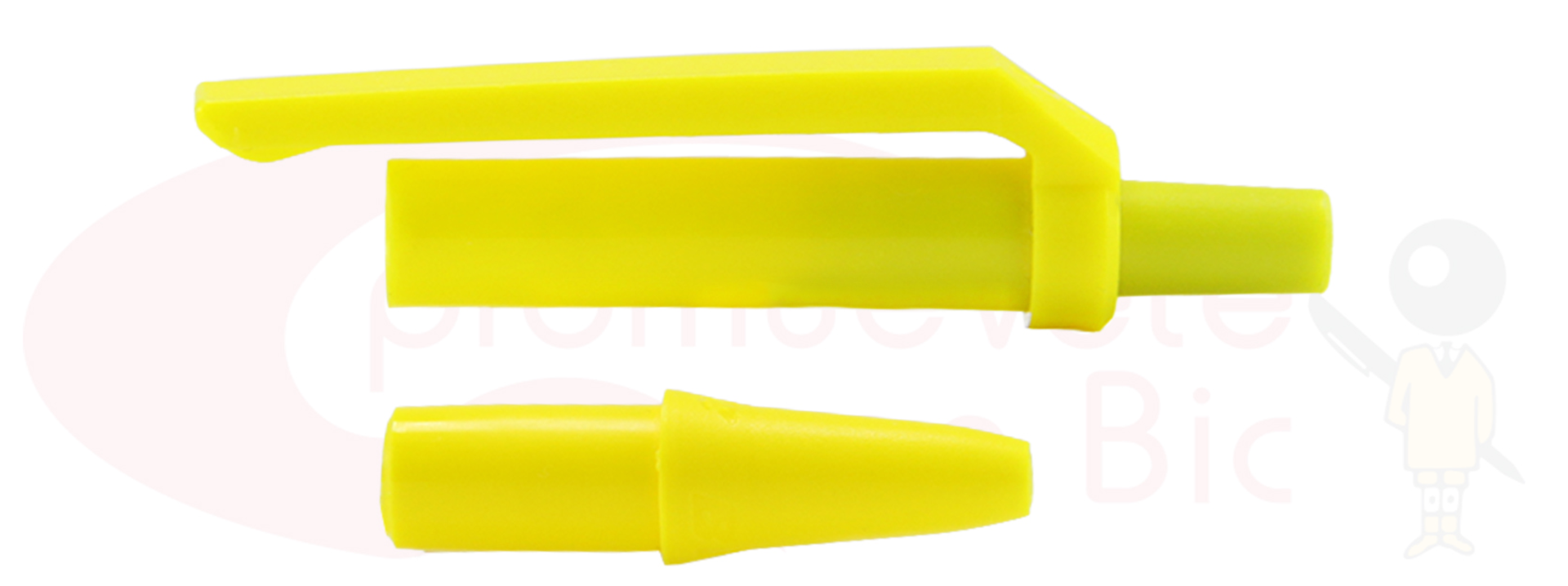 Personaliza tu BIC® Clic Stic®. Selecciona el color de Trim amarillo y visualiza tu combinación MIX&MATCH con Barril Negro