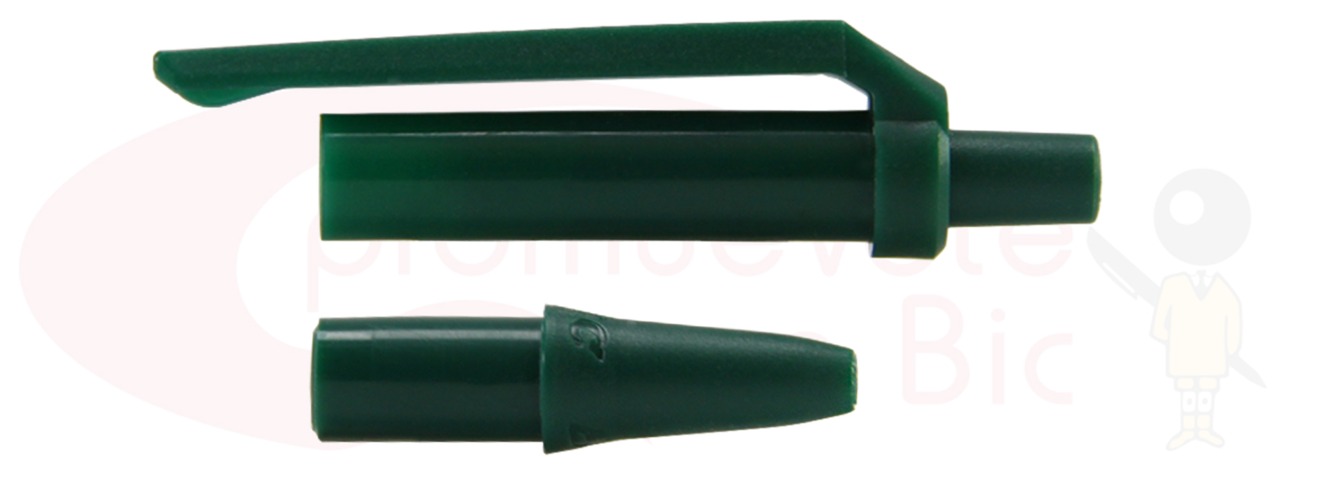 Personaliza tu BIC® Clic Stic®. Selecciona el color de Trim verde bosque y visualiza tu combinación MIX&amp;MATCH con Barril Negro