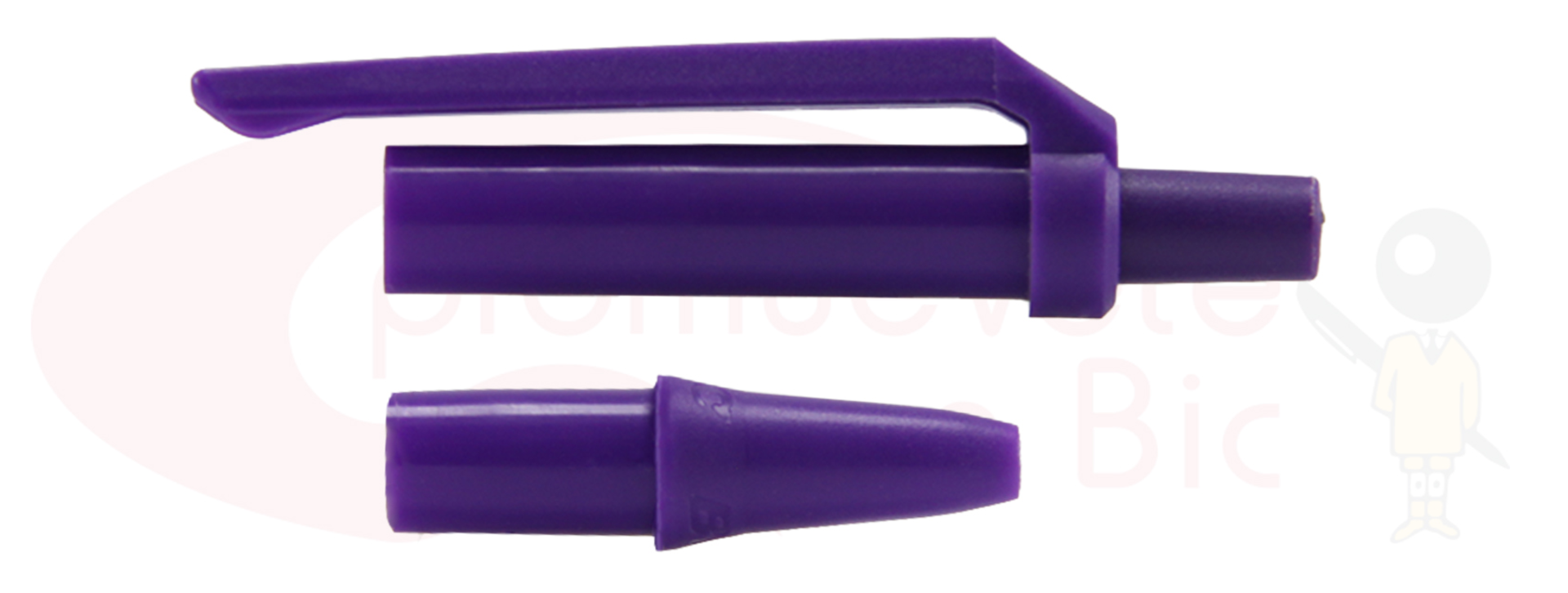 Personaliza tu BIC® Clic Stic®. Selecciona el color de Trim morado y visualiza tu combinación MIX&MATCH con Barril Negro
