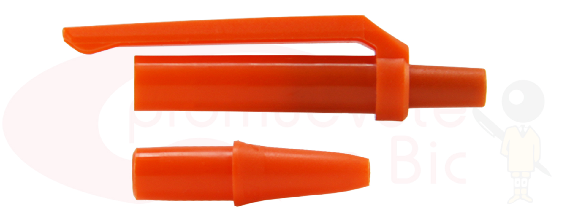 Personaliza tu BIC® Clic Stic®. Selecciona el color de Trim naranja y visualiza tu combinación MIX&MATCH con Barril Negro