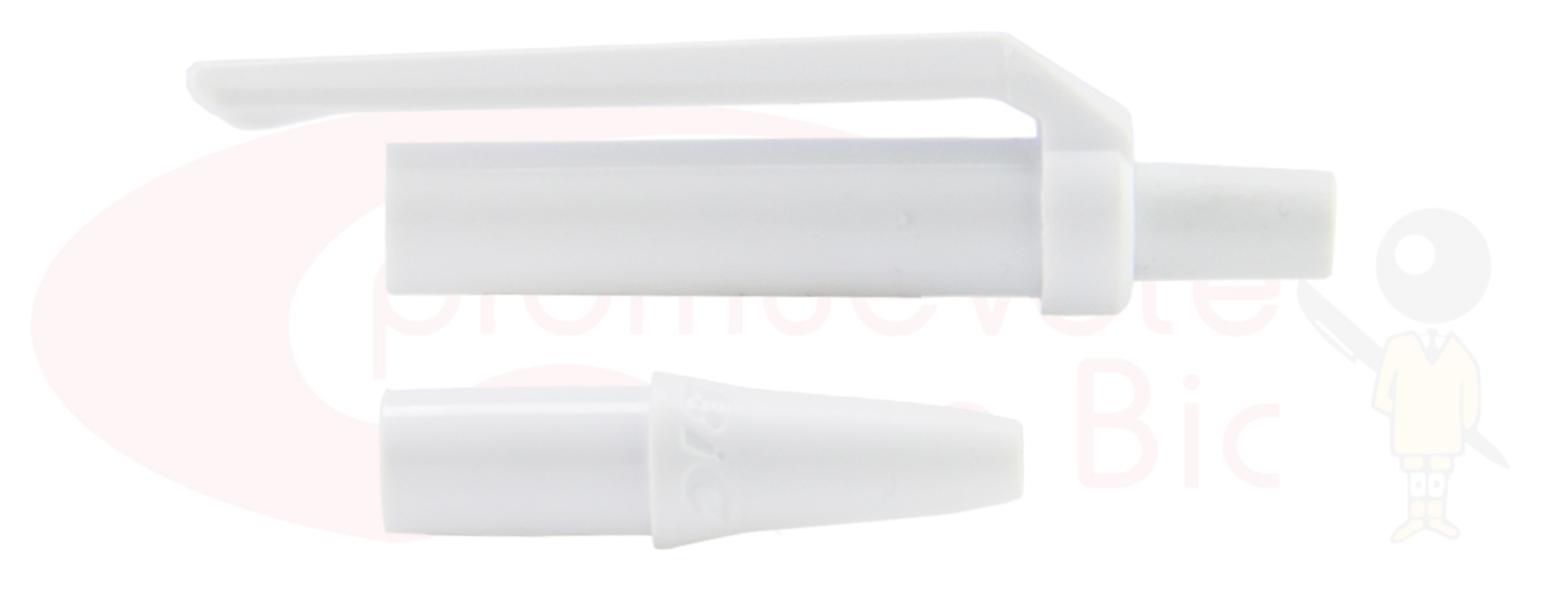 Personaliza tu BIC® Clic Stic®. Selecciona el color de Trim blanco y visualiza tu combinación MIX&MATCH con Barril blanco