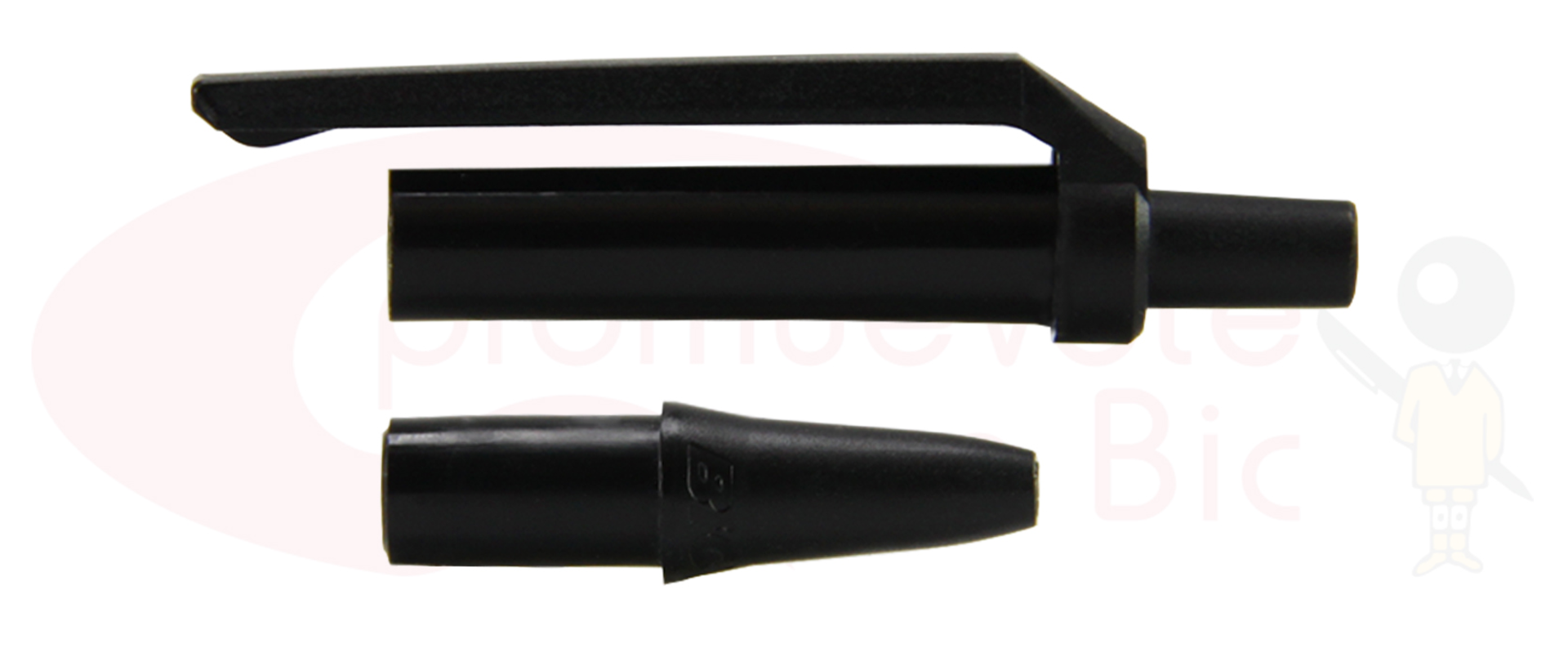 Personaliza tu BIC® Clic Stic®. Selecciona el color de Trim negro y visualiza tu combinación MIX&MATCH con Barril blanco