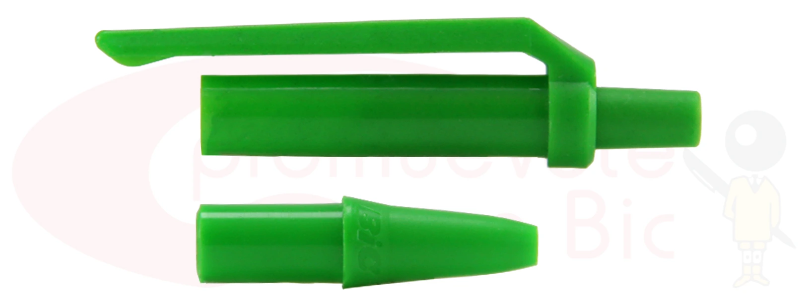 Personaliza tu BIC® Clic Stic®. Selecciona el color de Trim verde claro y visualiza tu combinación MIX&MATCH con Barril verde bosque