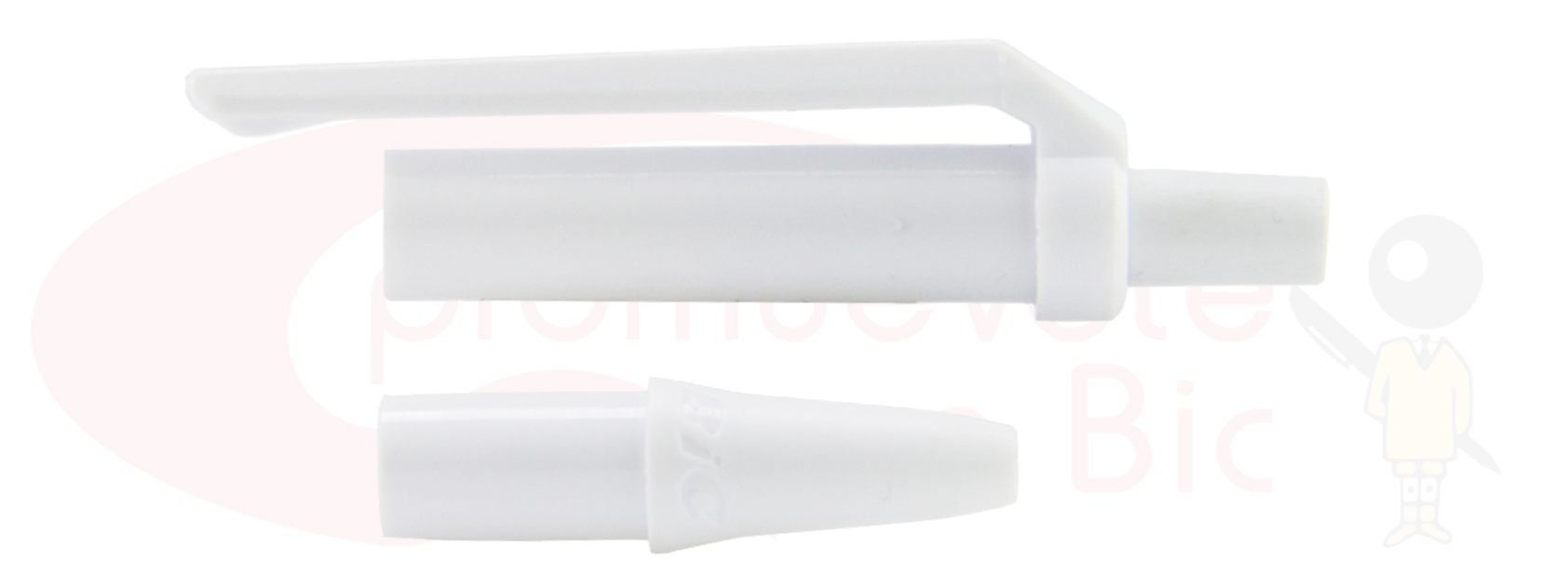 Personaliza tu BIC® Clic Stic®. Selecciona el color de Trim blanco y visualiza tu combinación MIX&MATCH con Barril plata