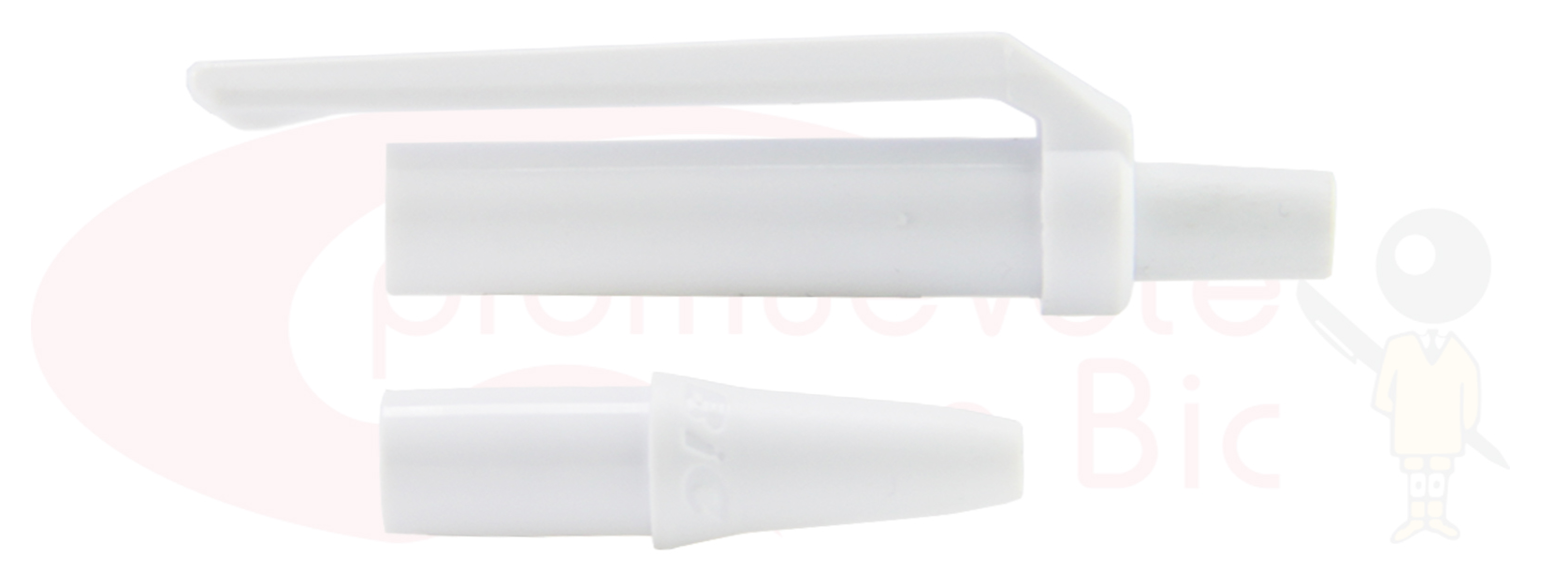 Personaliza tu BIC® Clic Stic®. Selecciona el color de Trim blanco y visualiza tu combinación MIX&MATCH con Barril verde bosque