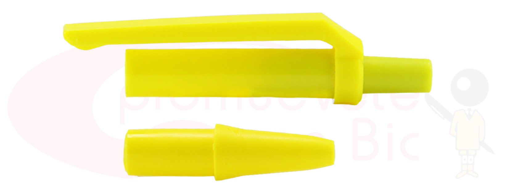 Personaliza tu BIC® Clic Stic®. Selecciona el color de Trim amarillo y visualiza tu combinación MIX&MATCH con Barril plata