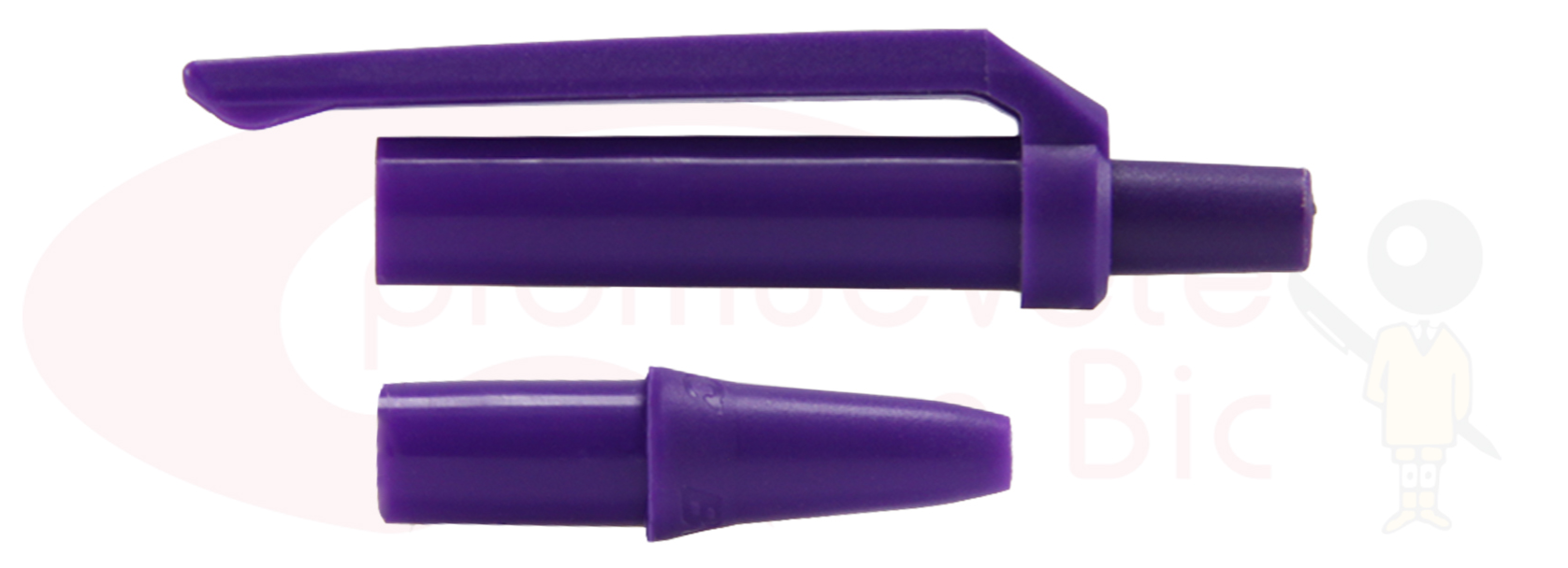 Personaliza tu BIC® Clic Stic®. Selecciona el color de Trim morado y visualiza tu combinación MIX&MATCH con Barril rojo