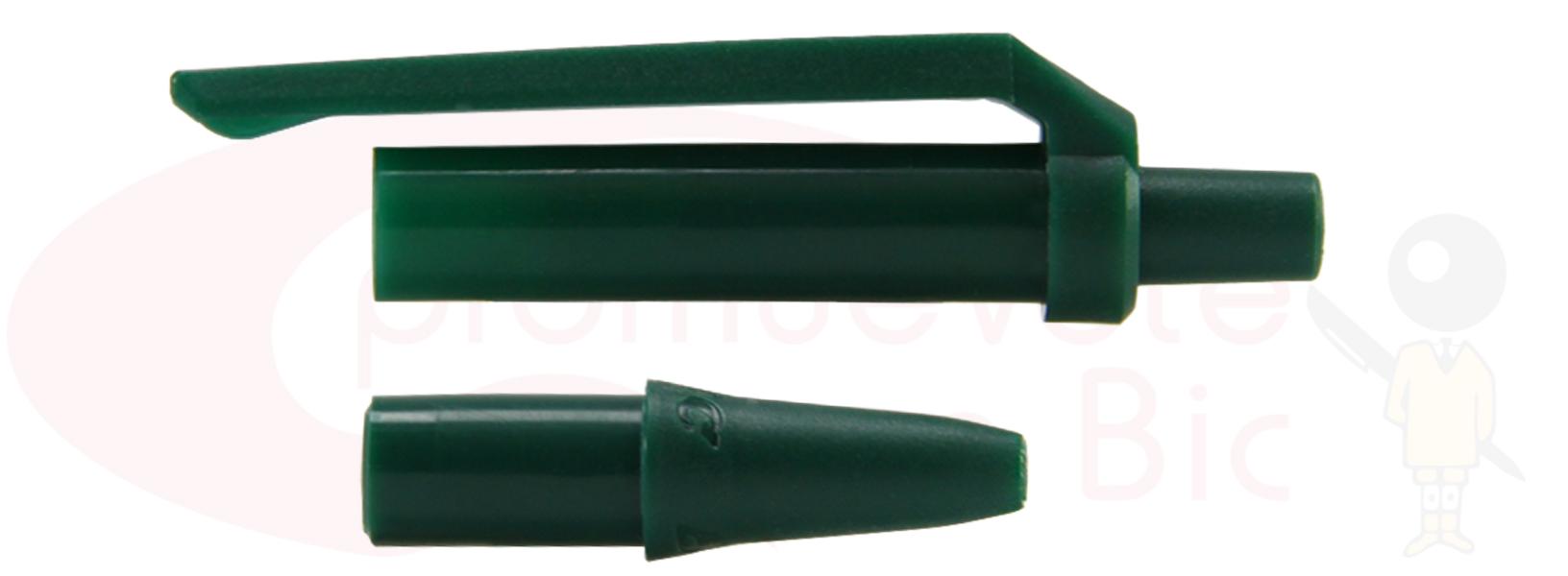 Personaliza tu BIC® Clic Stic®. Selecciona el color de Trim verde bosque y visualiza tu combinación MIX&MATCH con Barril rojo