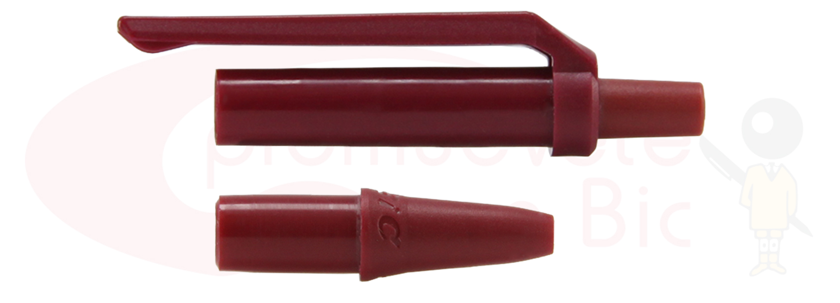 Personaliza tu BIC® Clic Stic®. Selecciona el color de Trim vino y visualiza tu combinación MIX&MATCH con Barril verde bosque