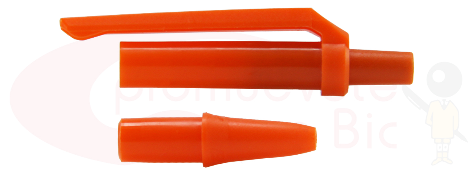 Personaliza tu BIC® Clic Stic®. Selecciona el color de Trim naranja y visualiza tu combinación MIX&MATCH con Barril rojo