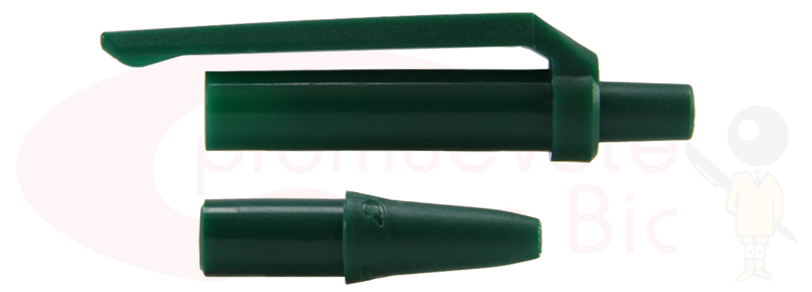 Personaliza tu BIC® Clic Stic®. Selecciona el color de Trim verde bosque y visualiza tu combinación MIX&MATCH con Barril verde bosque