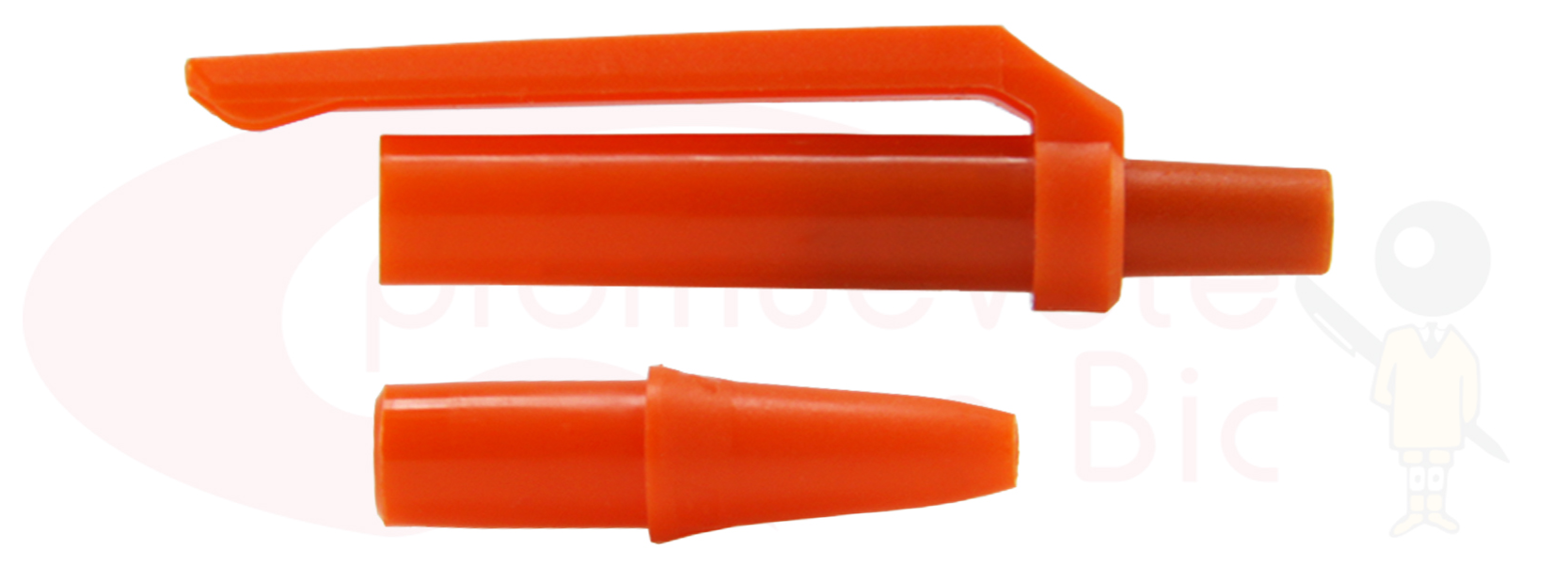 Personaliza tu BIC® Clic Stic®. Selecciona el color de Trim naranja y visualiza tu combinación MIX&MATCH con Barril plata