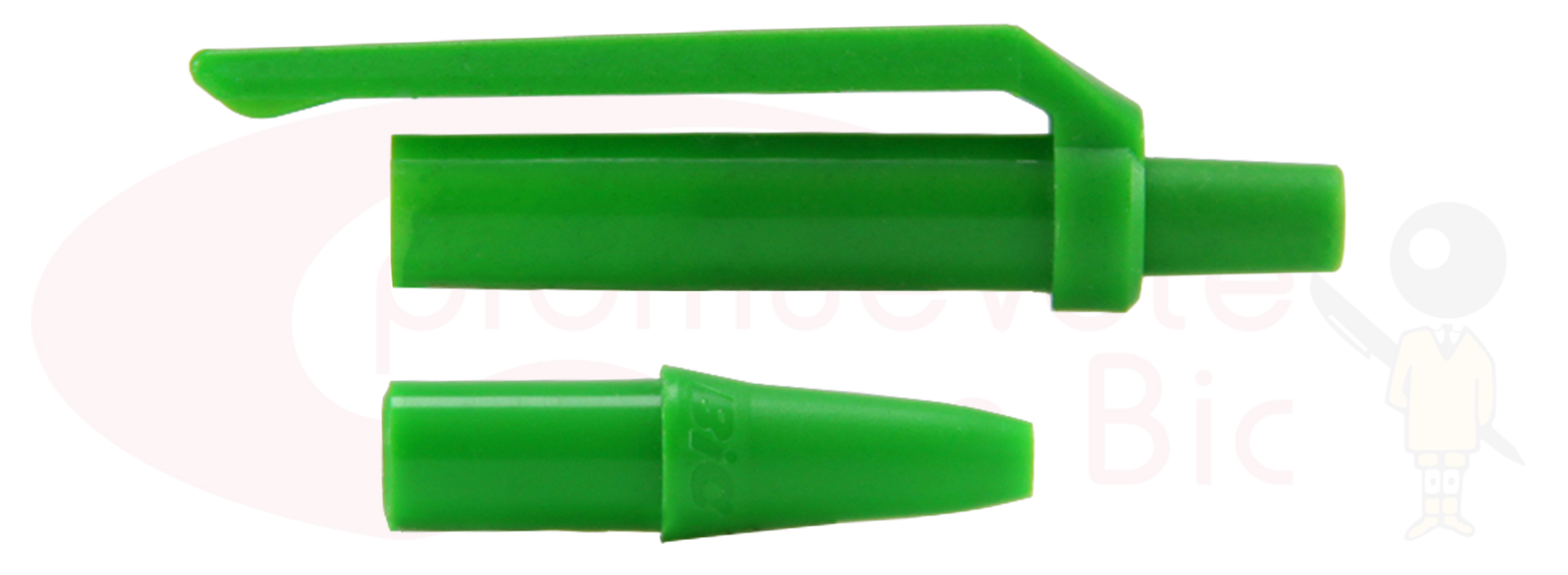 Personaliza tu BIC® Clic Stic®. Selecciona el color de Trim verde claro y visualiza tu combinación MIX&MATCH con Barril rojo