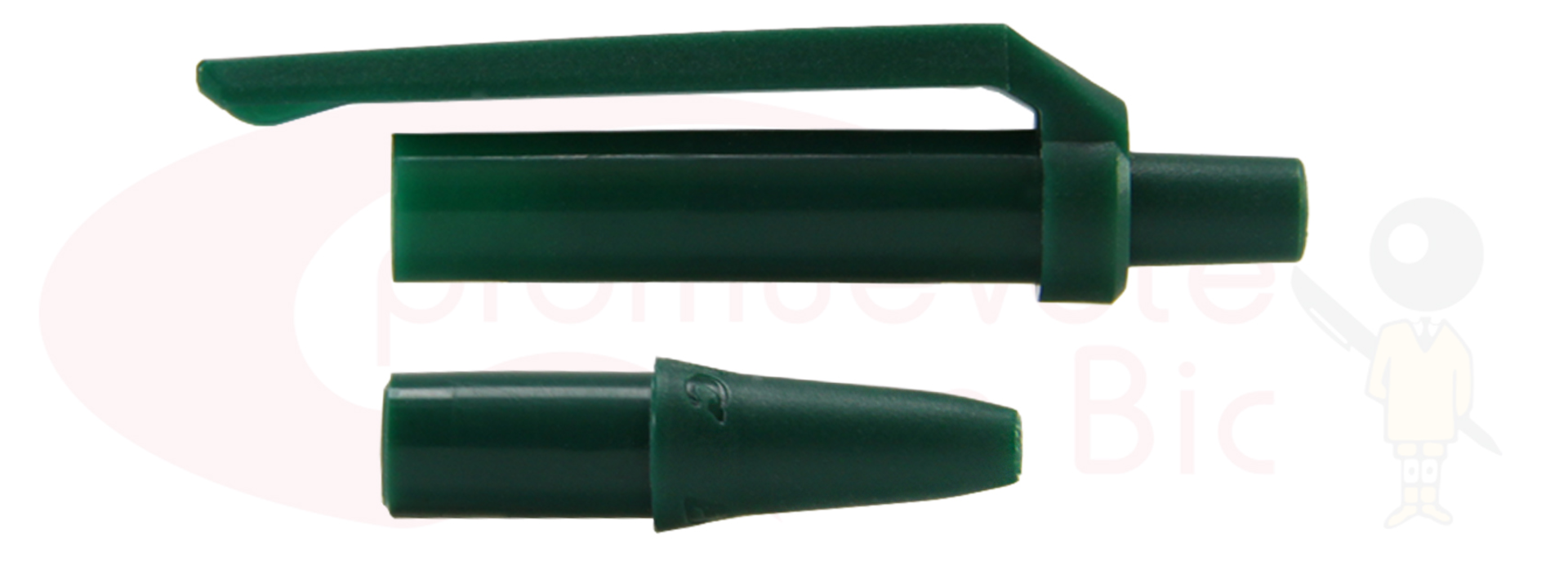 Personaliza tu BIC® Clic Stic®. Selecciona el color de Trim verde bosque y visualiza tu combinación MIX&MATCH con Barril blanco