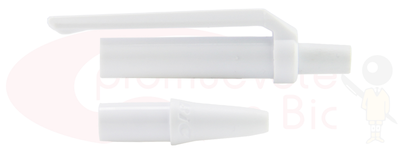 Personaliza tu BIC® Clic Stic®. Selecciona el color de Trim blanco y visualiza tu combinación MIX&MATCH con Barril crema