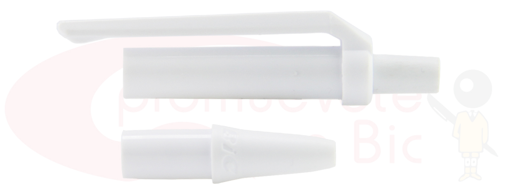 Personaliza tu BIC® Clic Stic®. Selecciona el color de Trim blanco y visualiza tu combinación MIX&MATCH con Barril rojo