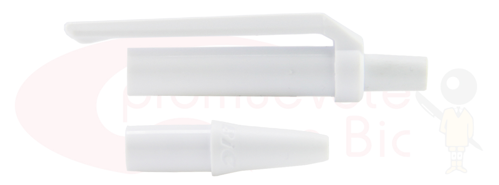 Personaliza tu BIC® Clic Stic®. Selecciona el color de Trim blanco y visualiza tu combinación MIX&MATCH con Barril amarillo