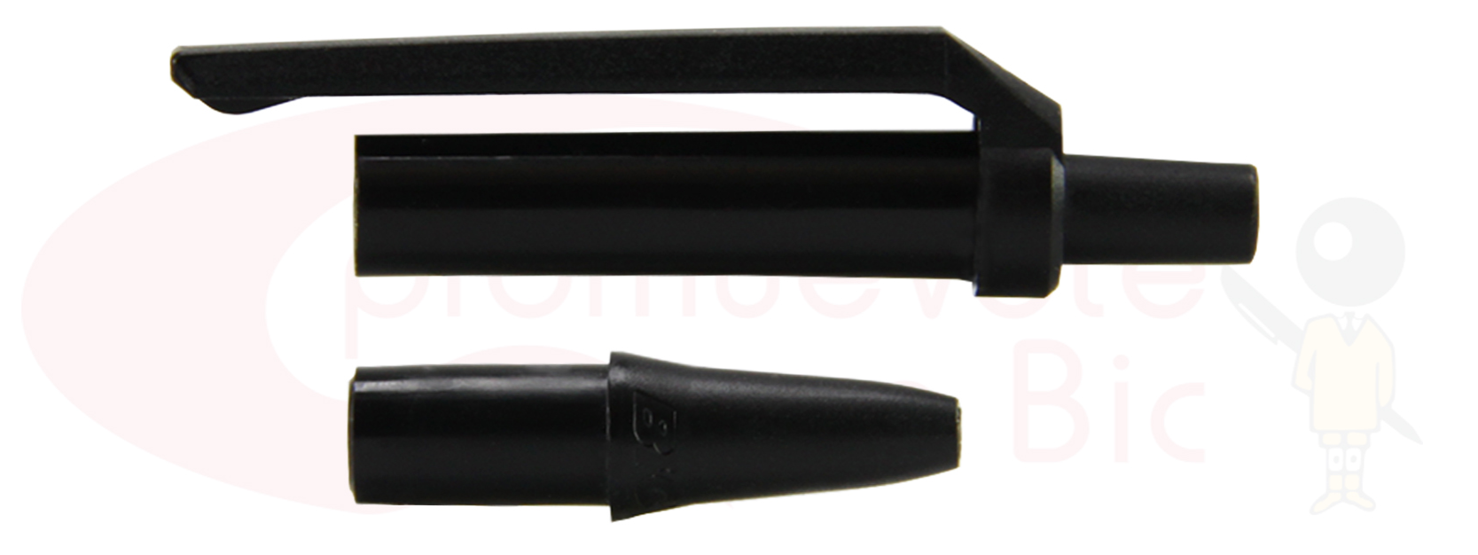 Personaliza tu BIC® Clic Stic®. Selecciona el color de Trim negro y visualiza tu combinación MIX&MATCH con Barril Clear transparente