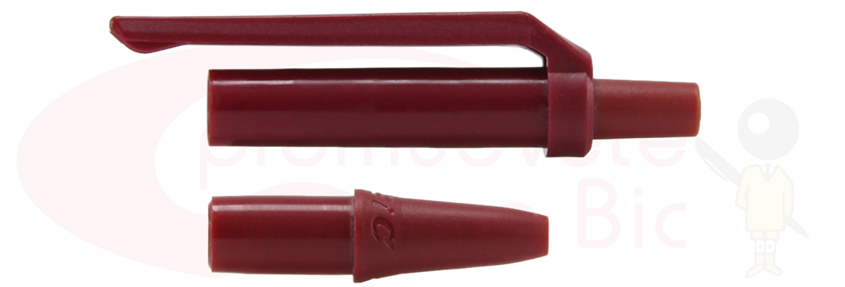 Personaliza tu BIC® Clic Stic®. Selecciona el color de Trim vino y visualiza tu combinación MIX&MATCH con Barril crema