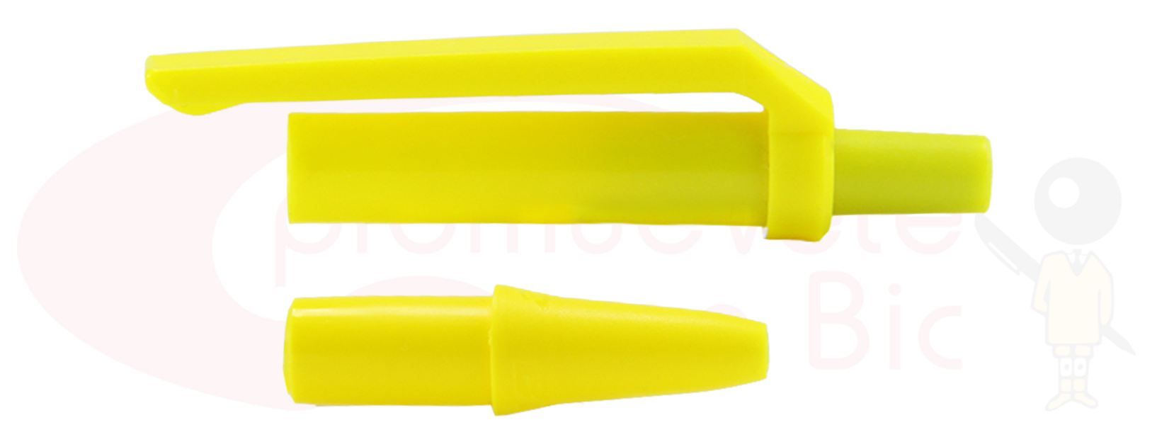 Personaliza tu BIC® Clic Stic®. Selecciona el color de Trim amarillo y visualiza tu combinación MIX&MATCH con Barril clear transparente