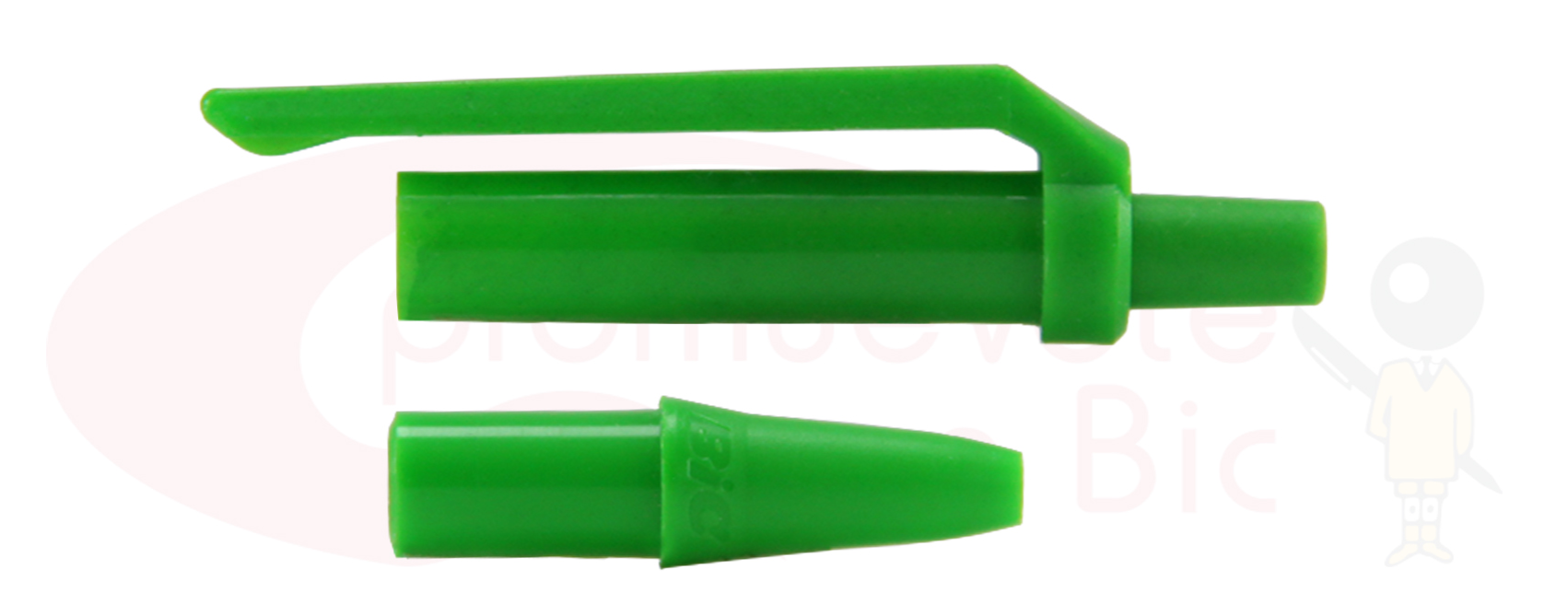 Personaliza tu BIC® Clic Stic®. Selecciona el color de Trim verde claro y visualiza tu combinación MIX&MATCH con Barril crema