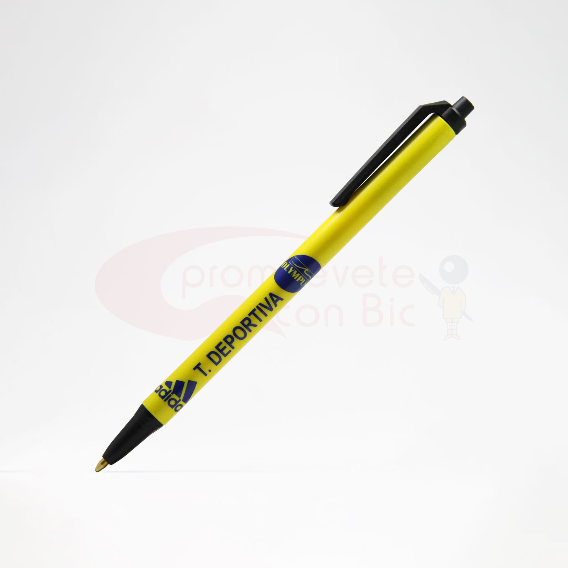 Combinación Barril amarillo con Trim negro del Bolígrafo BIC® Clic Stic®
