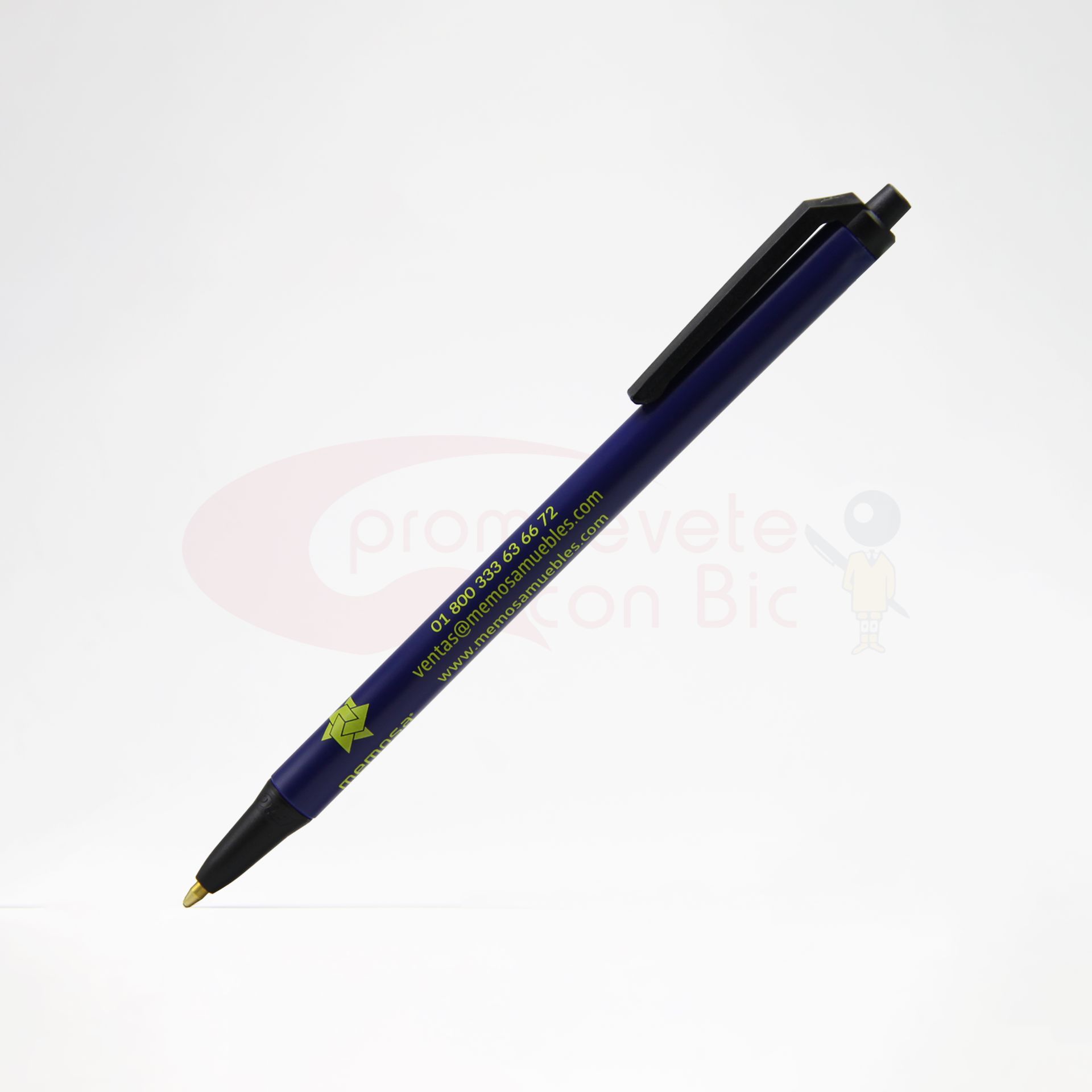 Combinación Barril Navy con Trim negro del Bolígrafo BIC® Clic Stic®